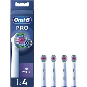 Oral-B børstehoder til elektrisk tannbørste 3D WHITE 4 stk EB18-4 "PRO"