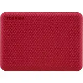 Toshiba Canvio Advance - Harddisk - 2 TB - ekstern (bærbar) - 2.5" - USB 3.2 Gen 1 - rød