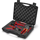 Knipex 97 91 04 V02, Blå, Rød, Gult, 280 mm, 80 mm, 2,01 kg, 7 verktøy