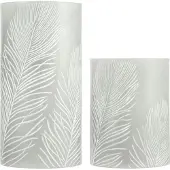 Pauleen Cosy Feather Candle LED-lys, sett med 2 stk