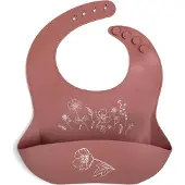 Filibabba Silicone bib with print - Fall Flowers