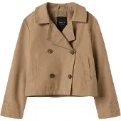 Name it Frakk - NkfMadelin - Kort - Savannah Tan - - 6 år (116) - Overgangsjakke