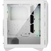 MSI MPG GUNGNIR 110R - Mid tower - ATX - sidepanel med vindu (herdet glass) - ingen strømforsyning (ATX) - hvit - USB/lyd