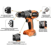 Neo Tools Brushless Impact Drill 100Nm Energy+