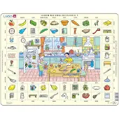 Larsen Puzzles Learning english in the kitchen