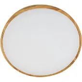 LINDBY LED-takvifte Oras, hvit, DC, stillegående, Ø 107 cm