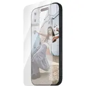 PanzerGlass SAFE. by - Skjermbeskyttelse for mobiltelefon - ultrabred passform - glass - for Apple iPhone 15 Plus, 16 Plus