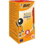 BIC Kuglepen Clic M10 medium rød