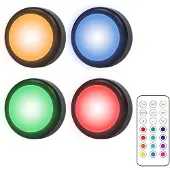 INF Spotlights 13 farger dimmer fjernkontroll 4 -pakning