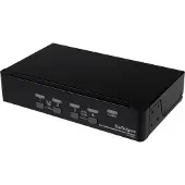 StarTech.com Startech 4 Port DisplayPort KVM Switch w/ Audio - USB, Keyboard, Video, Mouse, Computer Switch Box for 2560x1600 DP Monitor (SV431DPUA) - KVM / lyd / USB-svitsj - 4 x KVM/lyd/USB - 1 lokalbruker - st