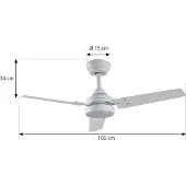 LINDBY LED-takvifte Aerallo, hvit, CCT, stillegående