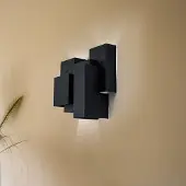Luminex Vegglampe Vegg, svart, 5 x G9, stål