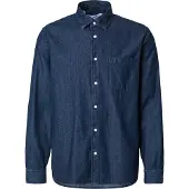 Selected Regcarlo Denim Skjorte Med Lange Ermer