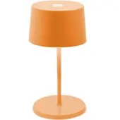 Zafferano Olivia mini 3K bordlampe oransje