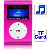 24hShop MP3-spiller med LCD-skjerm og microSD-støtte – inkl. hodetelefoner