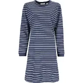 Hajo Nattkjole med lange ermer - Blå striper