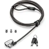 Kensington ClickSafe 2.0 3-in-1 Keyed Laptop Lock - Master Keyed - Sikkerhetskabellås - 1.8 m