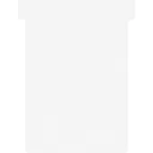 Nobo T-Card-planleggingskort - størrelse 3 Hvit