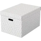 Esselte - Gaveeske - stor - 51 cm x 35.5 cm x 30.5 cm - hvit - pakke av 3