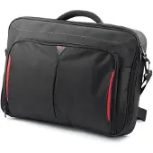 Targus CN418EU Classic+ 17-18" Clamshell Laptop Bag - Black/Red