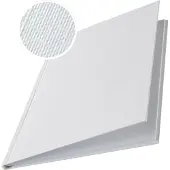 Leitz Skinneomslag tekstil 3,5 mm hvid - (10 stk.)