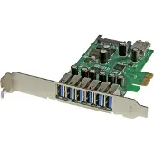 StarTech.com 7-porters Pcie Usb 3.0-kort Std & Lp