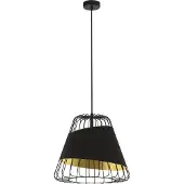 Eglo Austell, Fleksibel montering, Sort, Gull, Sort, Gull, Stål, Stue, Innendørs