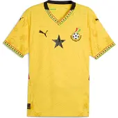 Puma Ghana 2025 Away Jersey Men, Clothing, Pelé Yellow/Black, M