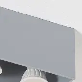 Sollux Taklampe Ara Maxi, grå, 2 lyskilder, metall