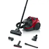 Bosch BGS21CAR, 750 W, Trommelvakuum, Tørr, Uten pose, 2 l, Hygieniefilter