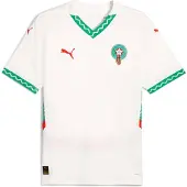 Puma Morocco 2025 Away Jersey Men, Clothing, White/Fast Green/Red, XL