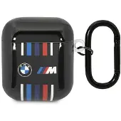 BMW BMA222SWTK AirPods 1/2-deksel svart/svart Flere fargede linjer