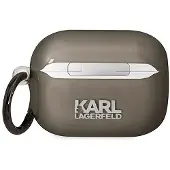 Karl Lagerfeld KLAPHNIKTCK AirPods Pro-deksel svart/svart Karl's Head