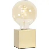 Calex bordlampe i kubeform, gull
