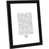 Deknudt S41JL2, Fotoark kartong, Glass, Tre, Sort, Enkel bilderamme, Bord, Vegg, 29,7 x 42 cm, Rektangulær
