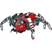 Xtrem Bots Spider Bot interaktiv robot, mer enn 100 deler