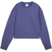 Puma HER Relaxed Crew Women, Clothing, Blue Crystal, XL