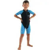 Seac Badedrakt - Dolphin Shorty Boy 1,5 mm - Neopren - Svart/B - - 3 år (98) - Badetøy