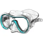 Seac Sub Dykkermaske - Giglio MD - Aquamarina - - 4-8 år - Dykkermasker