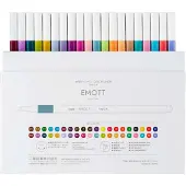 Uni-Ball EMOTT , 40 stykker, Assorterte farger, Vann-basert blekk