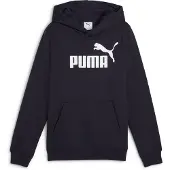 Puma Hettegenser - Navy m. Hvit - - 10 år (140) - Hettegenser