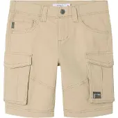 Name it Shorts - Last - Noos - NkmRyan - Oxford Tan - - 7 år (122) - Shorts