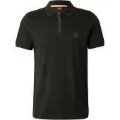 BOSS for man. 50537507 Black slim fit polo shirt (M), Casual, Cotton, Short sleeve