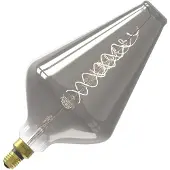 Calex Vienna LED-pære E27 6W dim 1 800 K titan