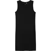Name it Kjole - Rib - Slim - Noos - NmfNakal - Svart - - 14 år (164) - Kjole