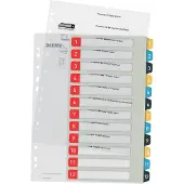 Leitz Cosy 1-12 register for PC utskrift
