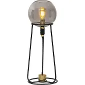 Näve Stelo bordlampe med glasskule-skjerm