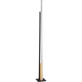 Eglo PANAGRIA gulvlampe 2L svart/tre FSC