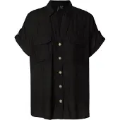 Vero Moda Bumpy Kortarmet Skjorte