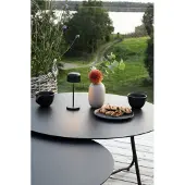 Konstsmide Lille mini Bordlampe LED USB Svart 2200K/2700K dimbar